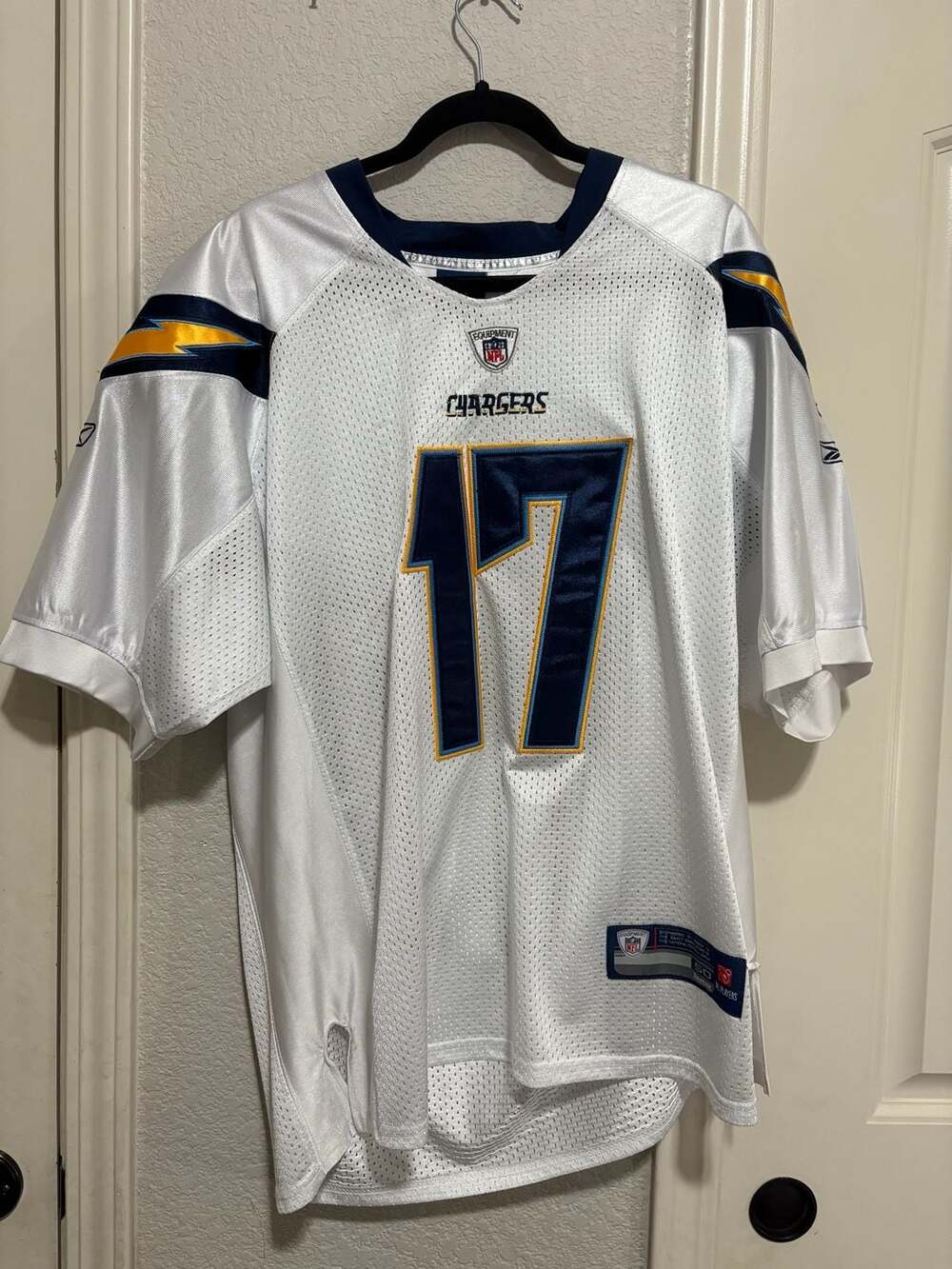 Reebok San Diego Chargers Philip Rivers 17 NFL Jersey Size 50
